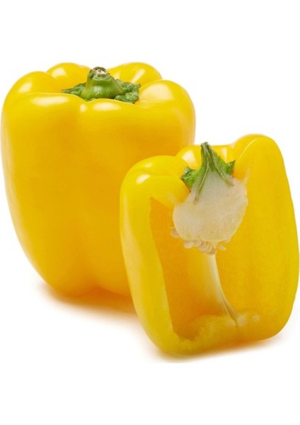 25 Adet Tohum Organik Hobi Balkon Sarı Dolmalık Tatlı Biber Tohumu Saksı Toprak Hediye fiyatları