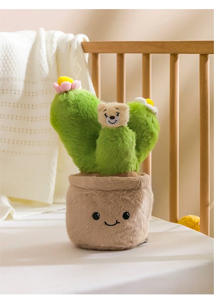 Toys Kaktüs Krem Saksı 30 cm 9889 modelleri