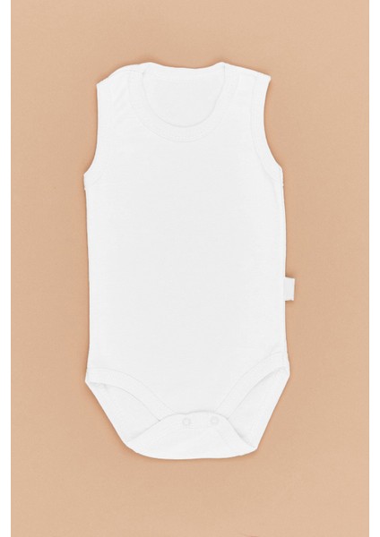 Kız Erkek Bebek 3-18 Ay %100 Pamuk Kolsuz Zıbın - 26032315