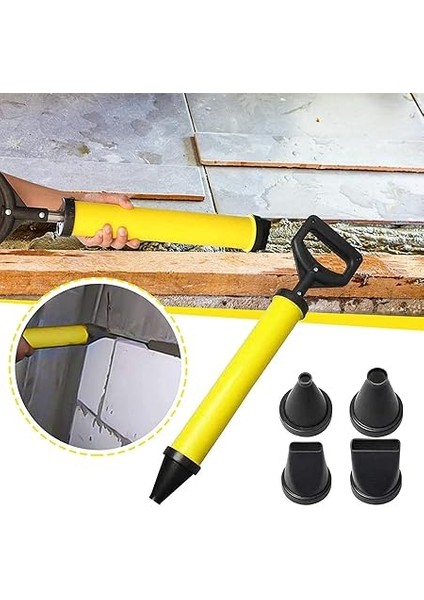 Harç Püskürtücü, Harç Tabancası, Derz Şırıngası Için Derz Tabancası, 4 Başlıklı El Harcı Pompası, Kiremit Uçları ve Fayanslar Için Harç Püskürtücü Kiti modelleri