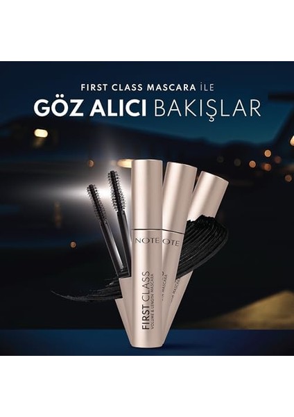 Note First Class Hacim ve Uzatma Etkili Maskara modelleri