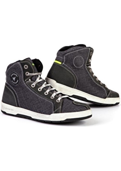 Kansas Antrasit Motosiklet Ayakkabısı Su Geçirmez Nefes Alabilir Tasarım indirimleri