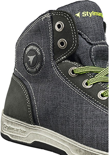 Kansas Antrasit Motosiklet Ayakkabısı Su Geçirmez Nefes Alabilir Tasarım