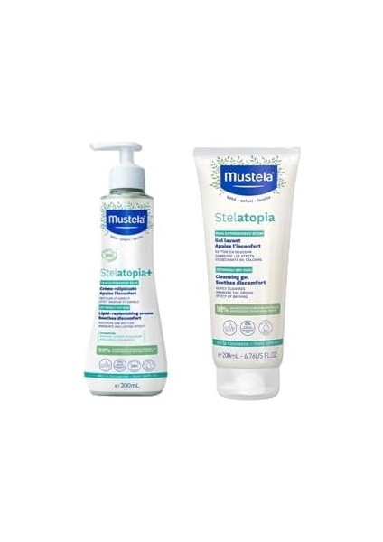 Mustela Lipit Yenileyici Krem Pompalı Şişe 300 ml - 200 ml Stelatopia Şampuan Hediyeli fiyatları