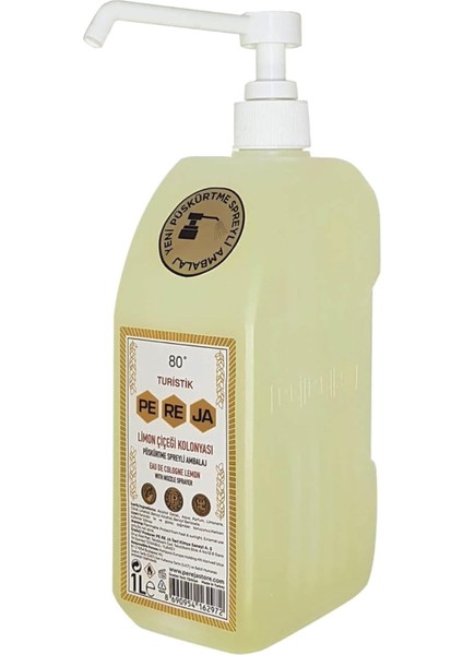 Pereja Limon Kolonyası 1000 ml Pompalı - Spreyli
