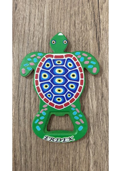 Erdek Temalı Plastik Şişe Açacağı Magnet Buzdolabı Süsü Açacak (KOD:935)