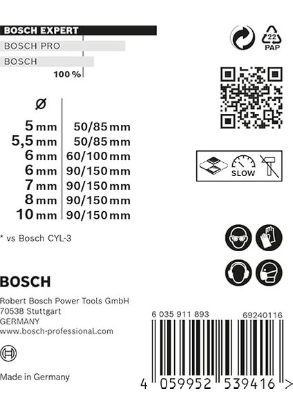 7 x Expert Cyl-9 Multiconstruction Matkap Seti (Beton, Yumuşak Fayans, Ø 5-10 Mm, Profesyonel Aksesuar, Darbeli Matkap/tornavida, Matkap/tornavida) fırsatları