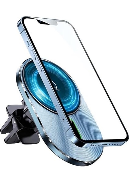 US-CD170 15W 2in1 Typec Magsefe, iPhone Manyetik Kablosuz Şarj ve Araç Içi Telefon Tutucu fiyatları
