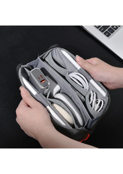 Wıwu Warriors Dijital Aksesuar Saklama Çantası 1000D Naylon Veri Kablosu Şarj Cihazı Güç Bankası Taşıma Çantası (Yurt Dışından) indirimleri