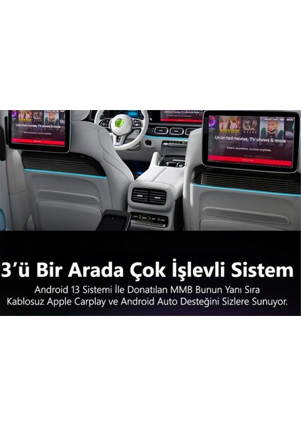 WJAN-Q4W-HD Max 4.0 Android 13, 8+128GB, HDMI Output Kablosuz-Wireless Carplay fiyatları