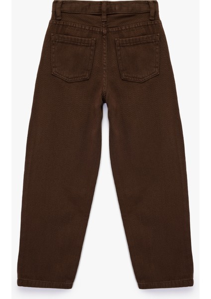 Pamuklu Rahat Kesim Cepli Normal Paça Denim Pantolon fiyatları