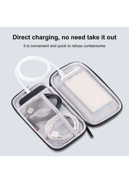 Haweel HWL2125 Aksesuar Düzenleyici Taşıma Çantası Taşınabilir Seyahat Çantası Kablo Şarj Cihazı Saat Kayışı - Siyah (Yurt Dışından) indirimleri