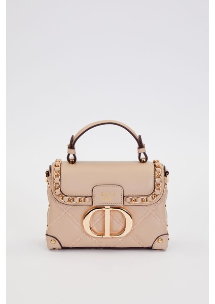 Vizon Kapitone Zincirli El Çantası