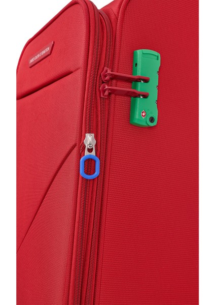 Benetton Ekstra Hafif Lüx Kumaş 8 Tekerlekli Kabin Boy Valiz modelleri