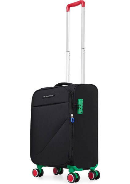 Benetton Ekstra Hafif Lüx Kumaş 8 Tekerlekli Kabin Boy Valiz fiyatları