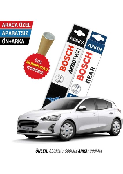 Ford Focus 4 Ön Arka Silecek (2019-2024) Bosch Aerotwin