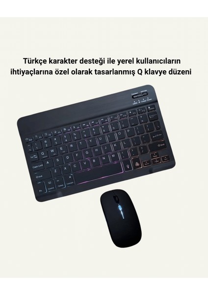 bulurum türkçe q klavye düzenli rgb kablosuz klavye mouse set modelleri