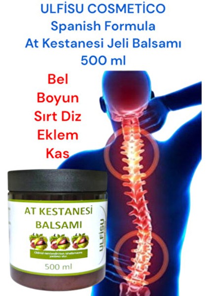 At Kestanesi Masaj Jeli 500 ml Cilt ve Tırnak Sağlığını Destekler
