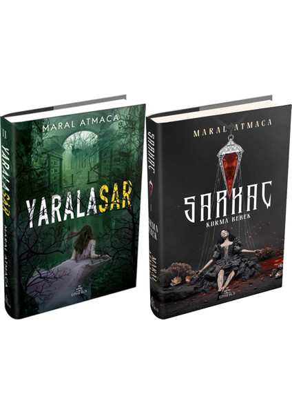 Sarkaç 1 Kurma Bebek Ciltli ve Ephesus Yayınları Yaralasar 2 Ciltli Maral Atmaca 2li Set