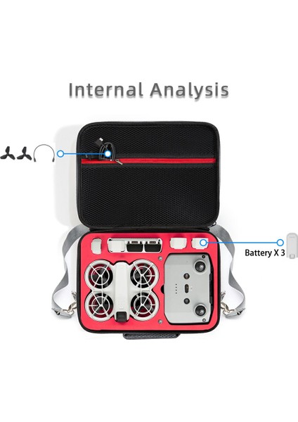 Djı Neo Eva Saklama Çantası, Drone Aksesuarları, Omuz Askılı Taşıma Çantası - Gri+Siyah (Yurt Dışından) fiyatları
