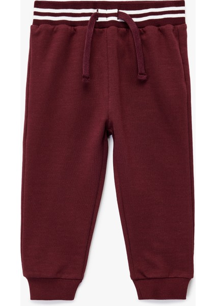 Şardonlu Beli Bağcıklı Jogger Eşofman Altı