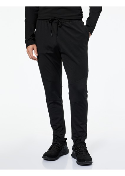 Cepli Baskı Detaylı Beli Bağcıklı Jogger Spor Eşofman Altı modelleri