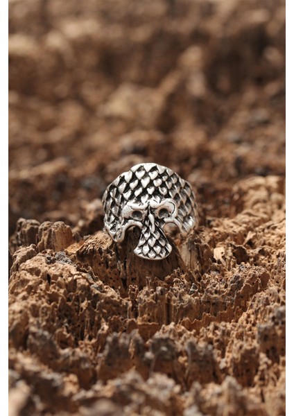 bulurum kuru kafa desen ayarlanabilir yüzük