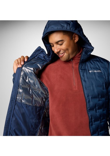 Columbıa Delta Rıdge Iı Down Hooded Jacket WX6610-464 L Man