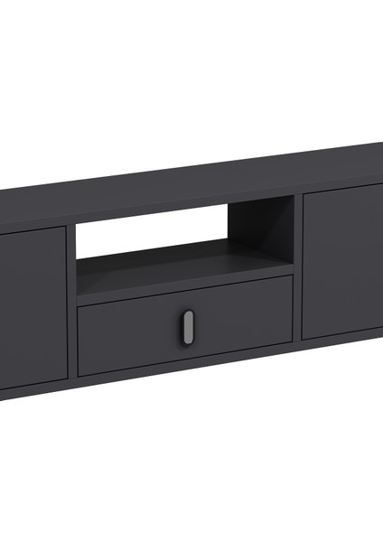 1324DROPDD-32 Duvara Montaj Tv Sehpası Antrasit-Gümüş indirimleri