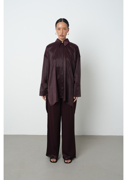 Kadın Düz Renk Oversize Uzun Tesettür Gömlek fırsatları