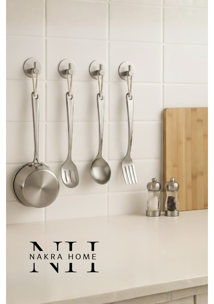 Paslanmaz Çelik Yapışkanlı 3 Adet Oval Duvar Askılığı | Delmeden Montaj Suya Dayanıklı Çok Amaçlı fiyatları