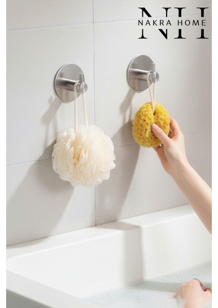 Paslanmaz Çelik Yapışkanlı 3 Adet Oval Duvar Askılığı | Delmeden Montaj Suya Dayanıklı Çok Amaçlı modelleri