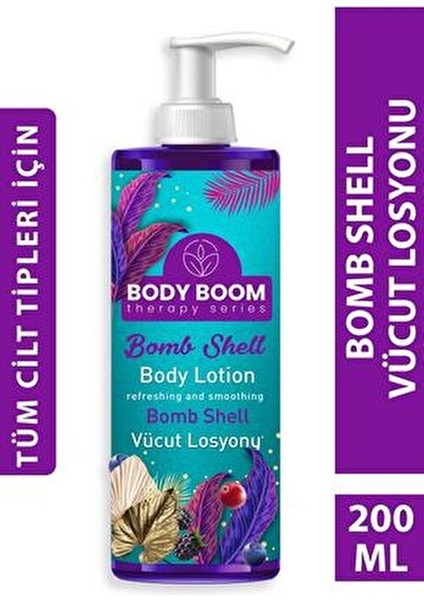 Body Boom Bomb Shell Vücut Losyonu Yoğun Nemlendirici Etki 200 ML Tüm Cilt Tipleri İçin fiyatları