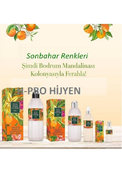 Bodrum Mandalinası Kolonya Serisi