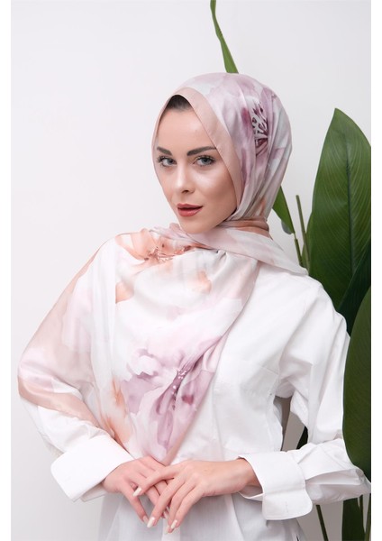 Art Bloom Suluboya Desenli Dijital Soft Şal modelleri