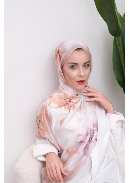 Art Bloom Suluboya Desenli Dijital Soft Şal indirimleri