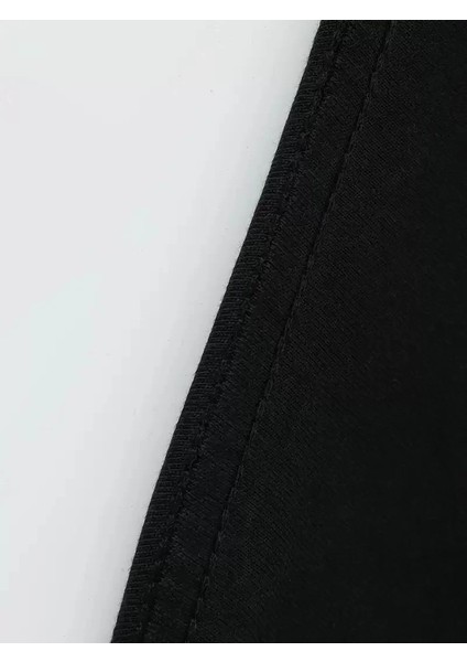 Büyük Beden Erkek "whatever" Baskılı Tişört, Oversize Erkekler Için Yaz Modası Kısa Kollu Tişörtler - Siyah fırsatları