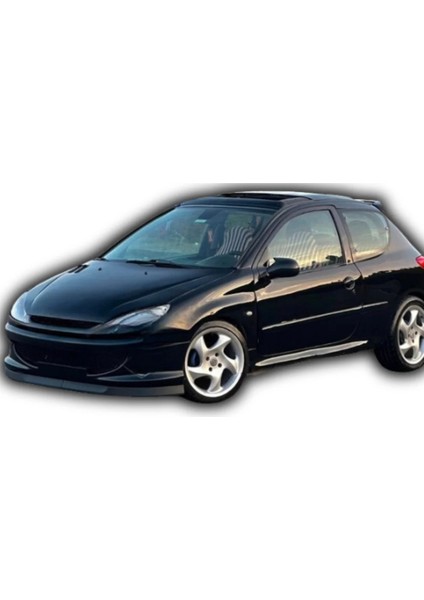 Peugeot 206 1998-2012 Uyumlu Evrensel 2 Parça Astra H Model Ön Ek Tampon Dili Lip Esnek Karlık