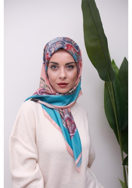 Renkli Karma Desen Dijital Soft Eşarp modelleri