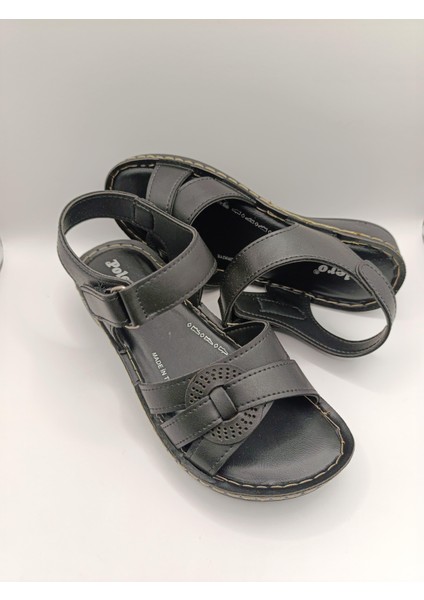 Günlük Kadın Cırt Bantlı Sandalet Yumuşak Rahat