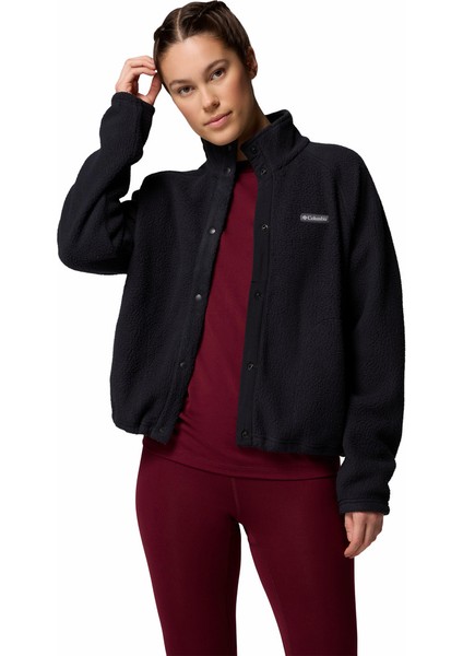 Jasper Ridge Pebbled Fleece Full Snap Kadın Polar AL5610 fiyatları