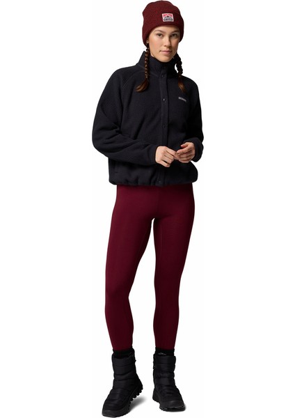 Jasper Ridge Pebbled Fleece Full Snap Kadın Polar AL5610 indirimleri