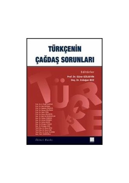 Türkçenin Çağdaş Sorunları
