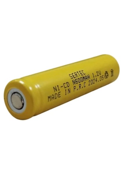 1.2V 600 Mah - N Boy - Ni-Cd Şarjlı Pil - (Başsız / Flat Head) fiyatları
