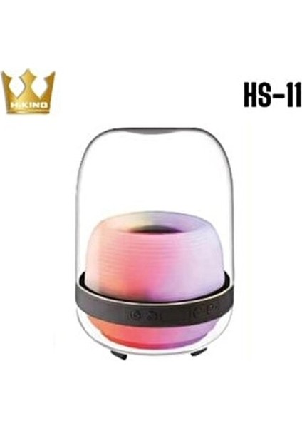 HS11 Bluetooth Hoparlör Akıllı LED Işıklı 10W 2400 mAh Güçlü Ses 15 Saat Süre fiyatları