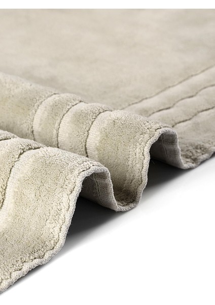 Lxc Çerçeveli Doğal Pamuklu 2'li Banyo Paspas & Halı Seti 60X100+50X60 Bej fırsatları