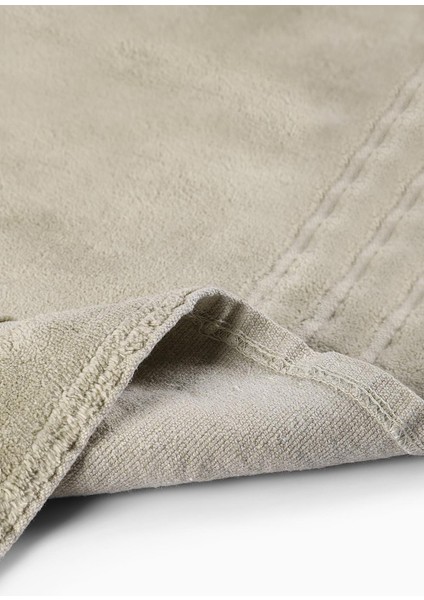 Lxc Çerçeveli Doğal Pamuklu 2'li Banyo Paspas & Halı Seti 60X100+50X60 Bej indirimleri