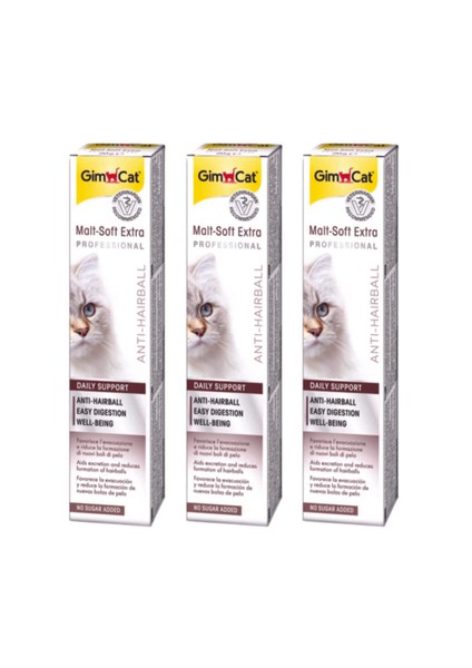 Malt Soft Extra Pasta Kıl Topu Önleyici 20+20+20 gr