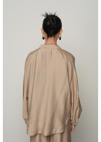 Kadın Gül Detaylı Düz Renk Oversize Kesim Kimono indirimleri