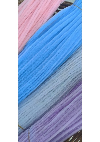 Romantik Pastel Şönil Seti – 30’lu Dıy Deney Malzemesi (Beyaz, Açık Mavi, Karanfil Pembesi) fiyatları